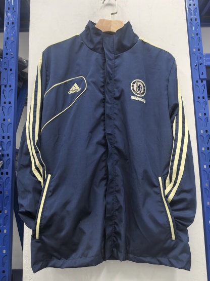 retro Windbreaker Chelse@ training blue Waterproof thickened version S-XXL