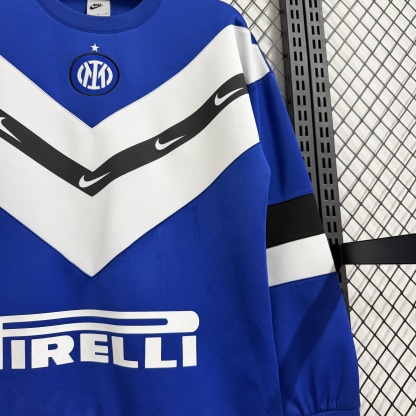 2026 Inter Milan blue long sleeve thickened Hoodie S-4XL