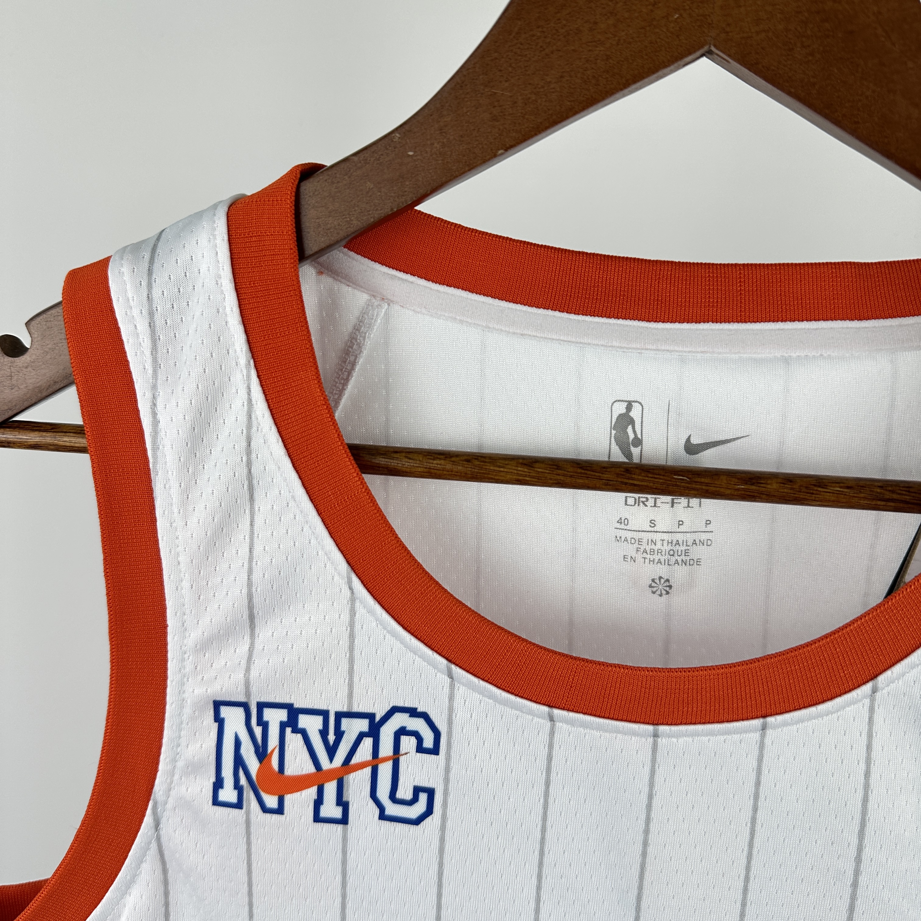 2025 NBA New York Knicks white Heat pressed city version NO.11 jersey S-XXL