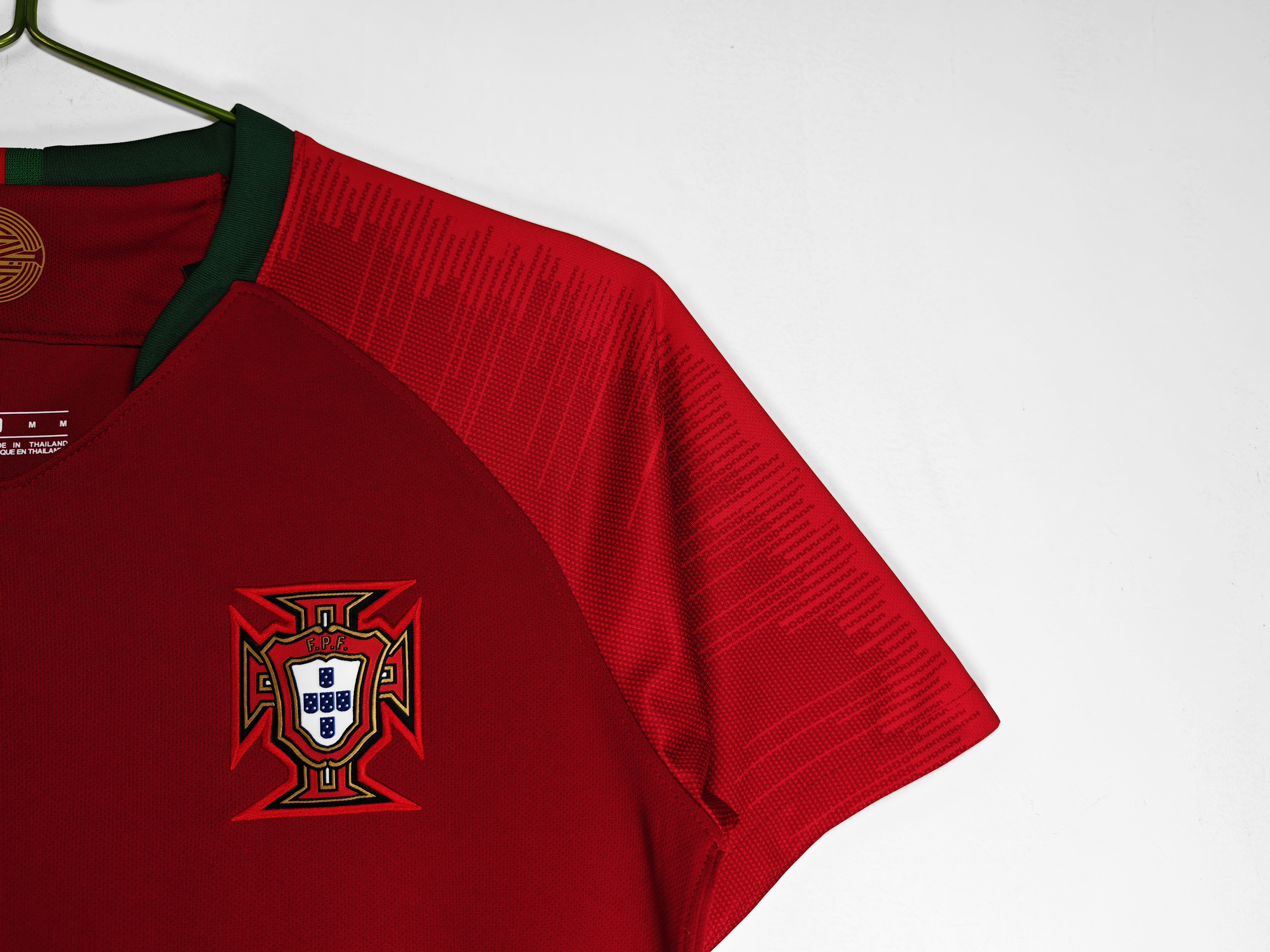 2018 Portugal home retro version S-XXL
