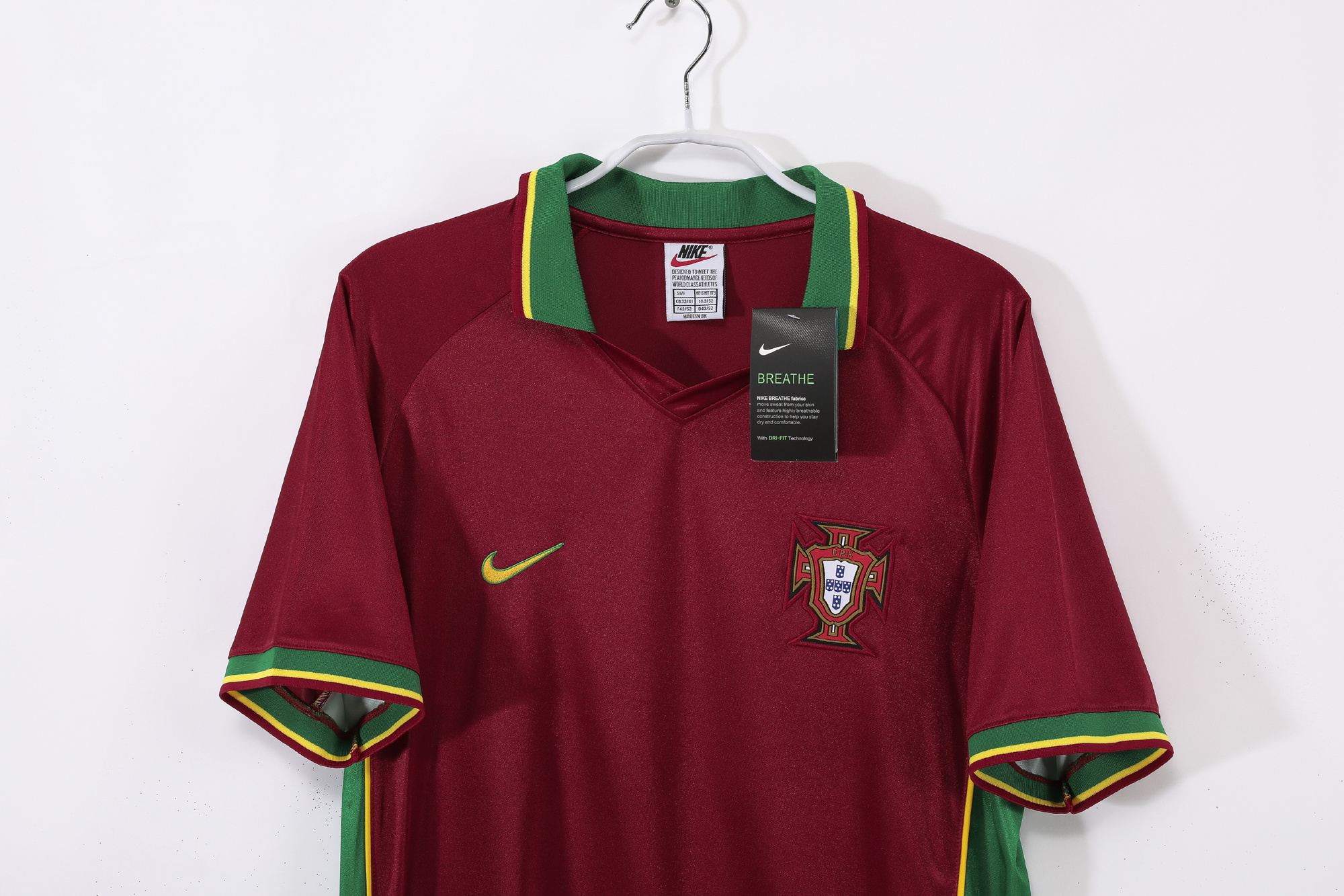 1998 Portugal home retro version S-XXL