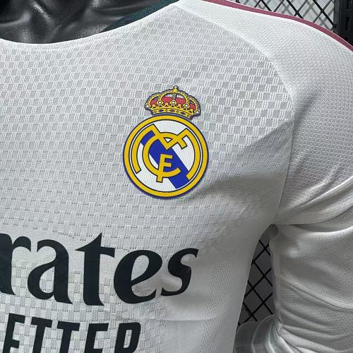 26/27 re@l Medrid home long sleeve player version S-4XL