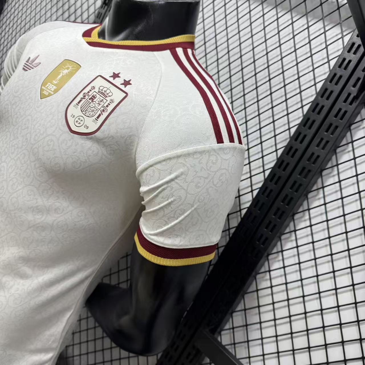 2026 Spain Away two star with champion patch player version S-4XL
