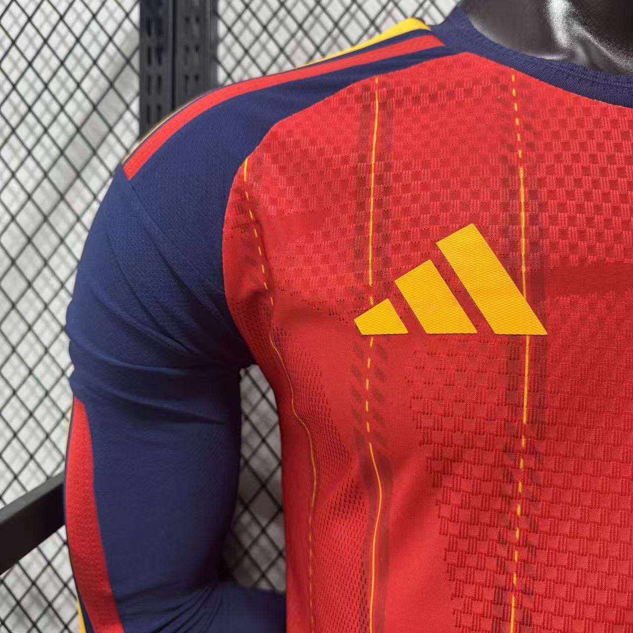 2026 Spain Home two star long sleeve player version S-4XL