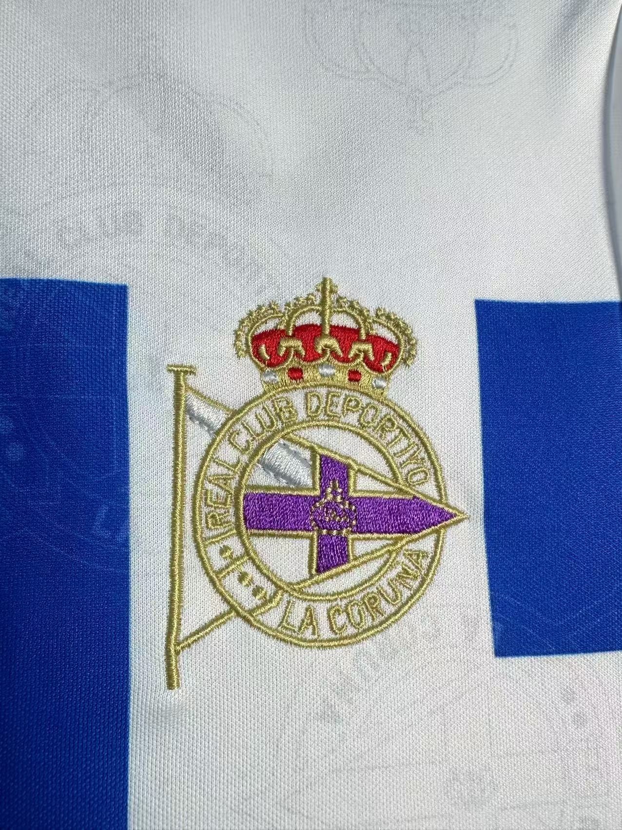 94/95 Deportivo La Coruna home retro version S-XXL