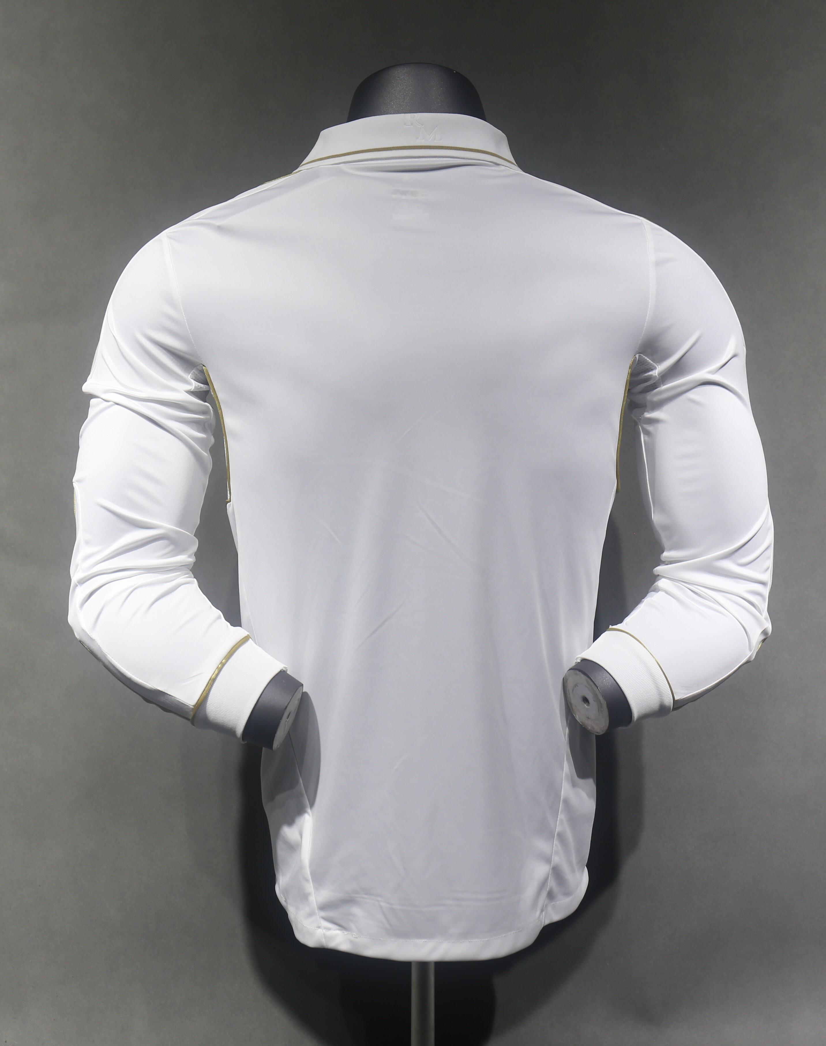 Retro 11/12 re@l Medrid Home long sleeve player version Size S-XXL