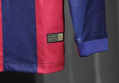 Retro 2014/15 Barcelona Home long sleeve player version Size S-3XL