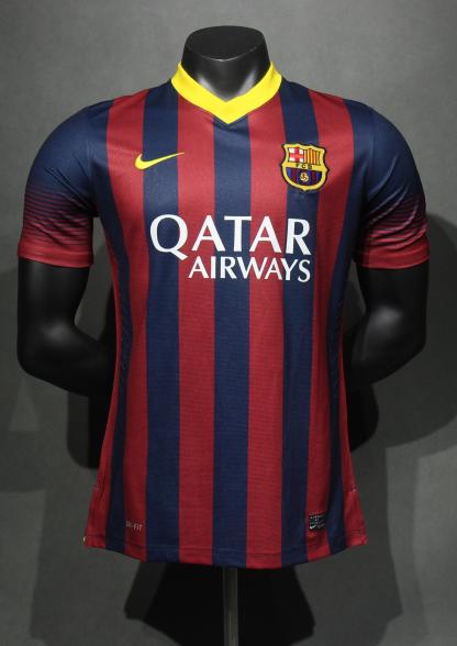 Retro 13/14 Barcelona Home player version Size S-3XL