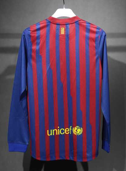 Retro 11/12 Barcelona Home long sleeve player version Size S-3XL