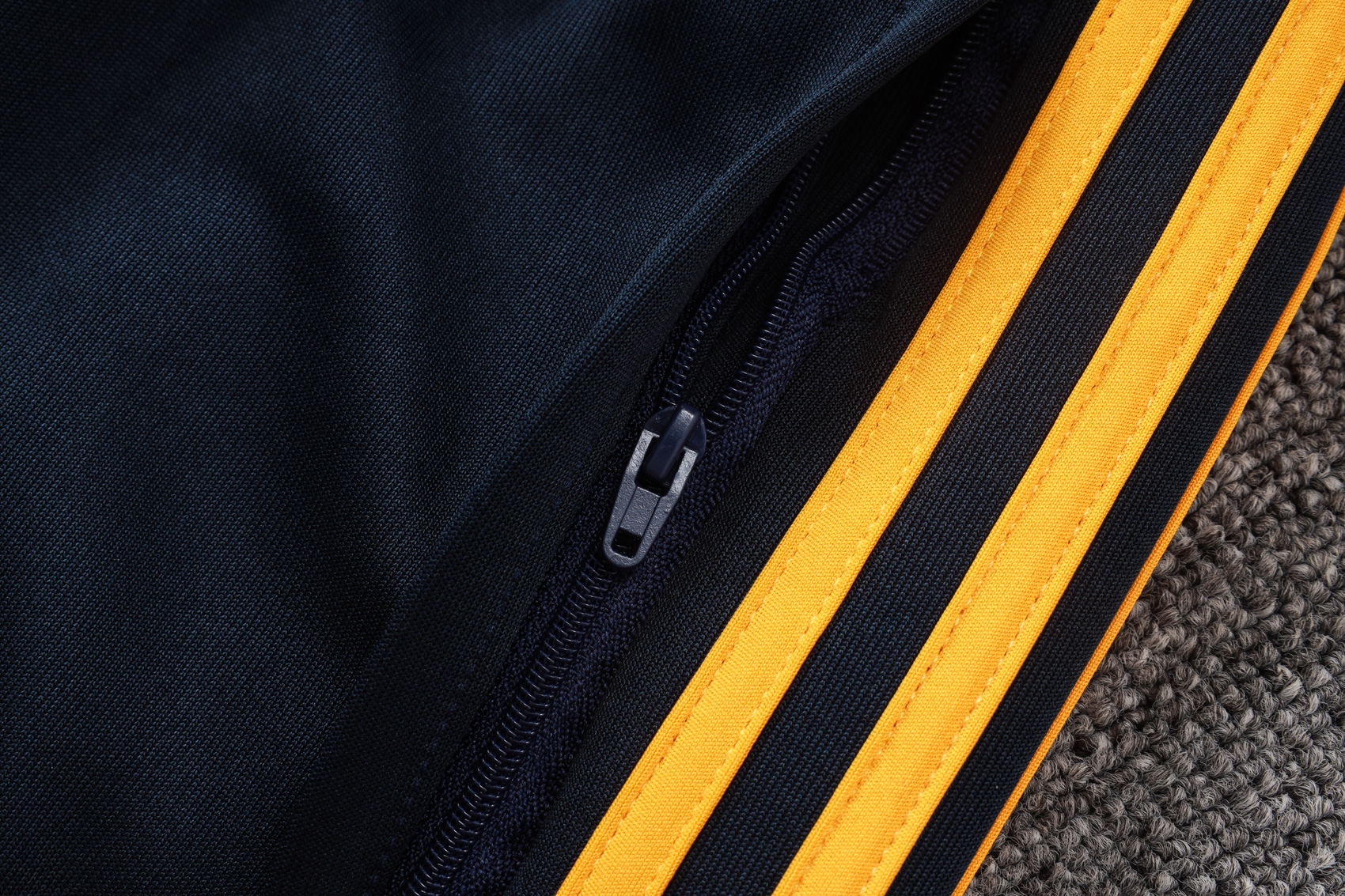 26/27 re@l Medrid Dark green (with white and yellow) Full-Zip Jacket Suit