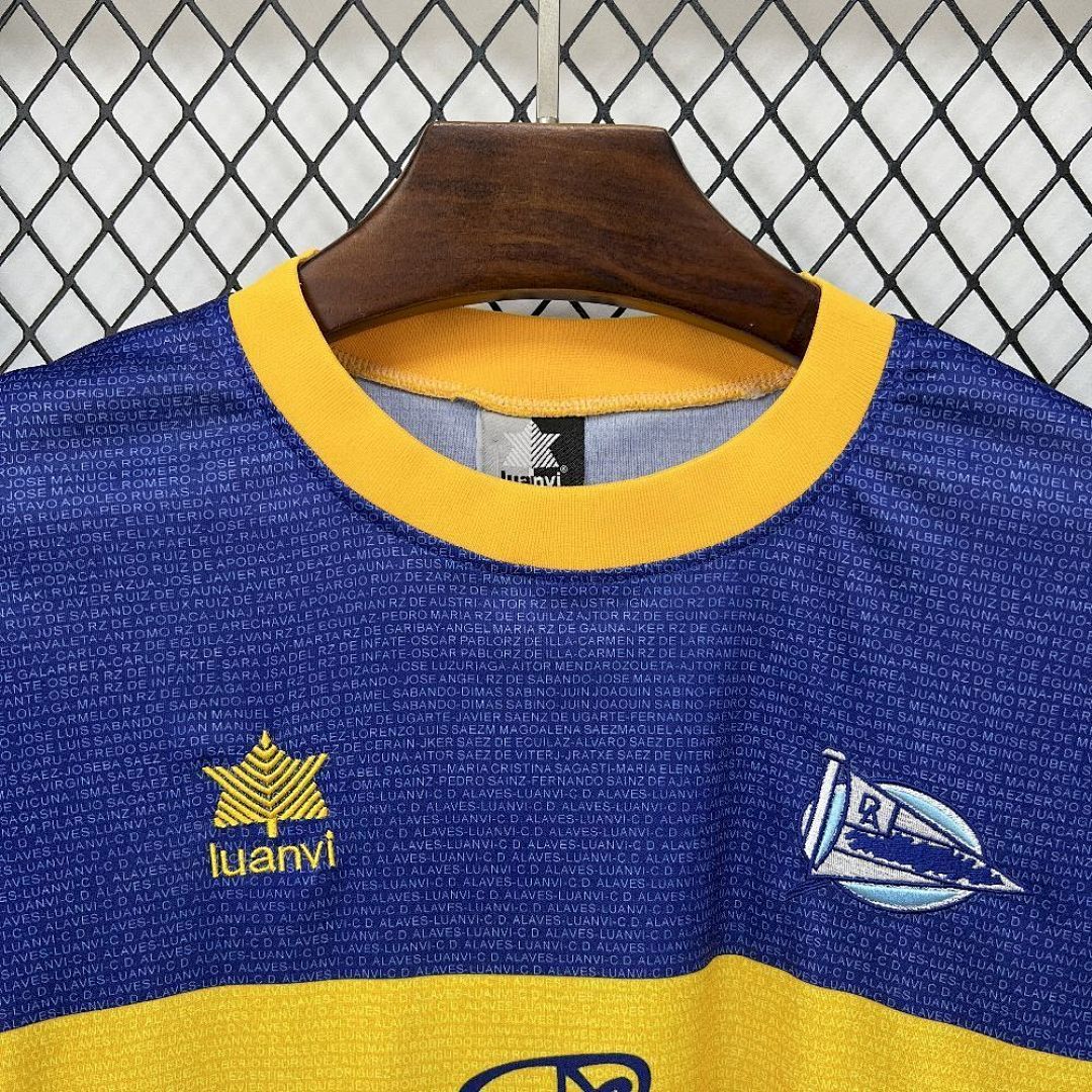 00/01 Deportivo Alaves Champions League Final Vintage retro version S-XXL