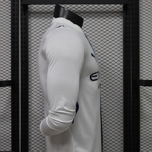 26/27 Man-City white long sleeve player version S-XXL