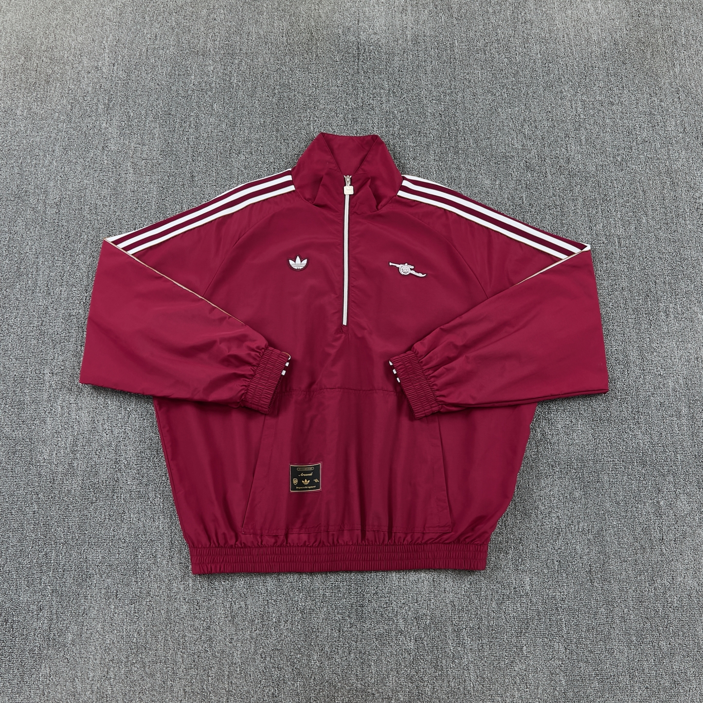 26/27 Arsenal red half-zip windbreaker S-XXL