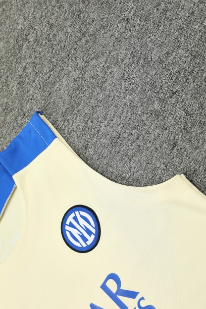 24/25 Inter Milan training Beige vest set fan version S-XXL