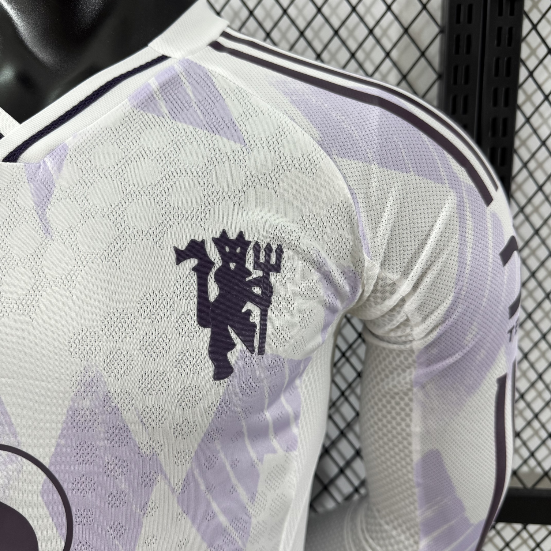 25/26 Manchester United M-U Away Long Sleeve Player Version S-3XL