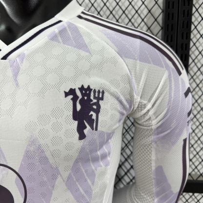 25/26 Manchester United M-U Away Long Sleeve Player Version S-3XL