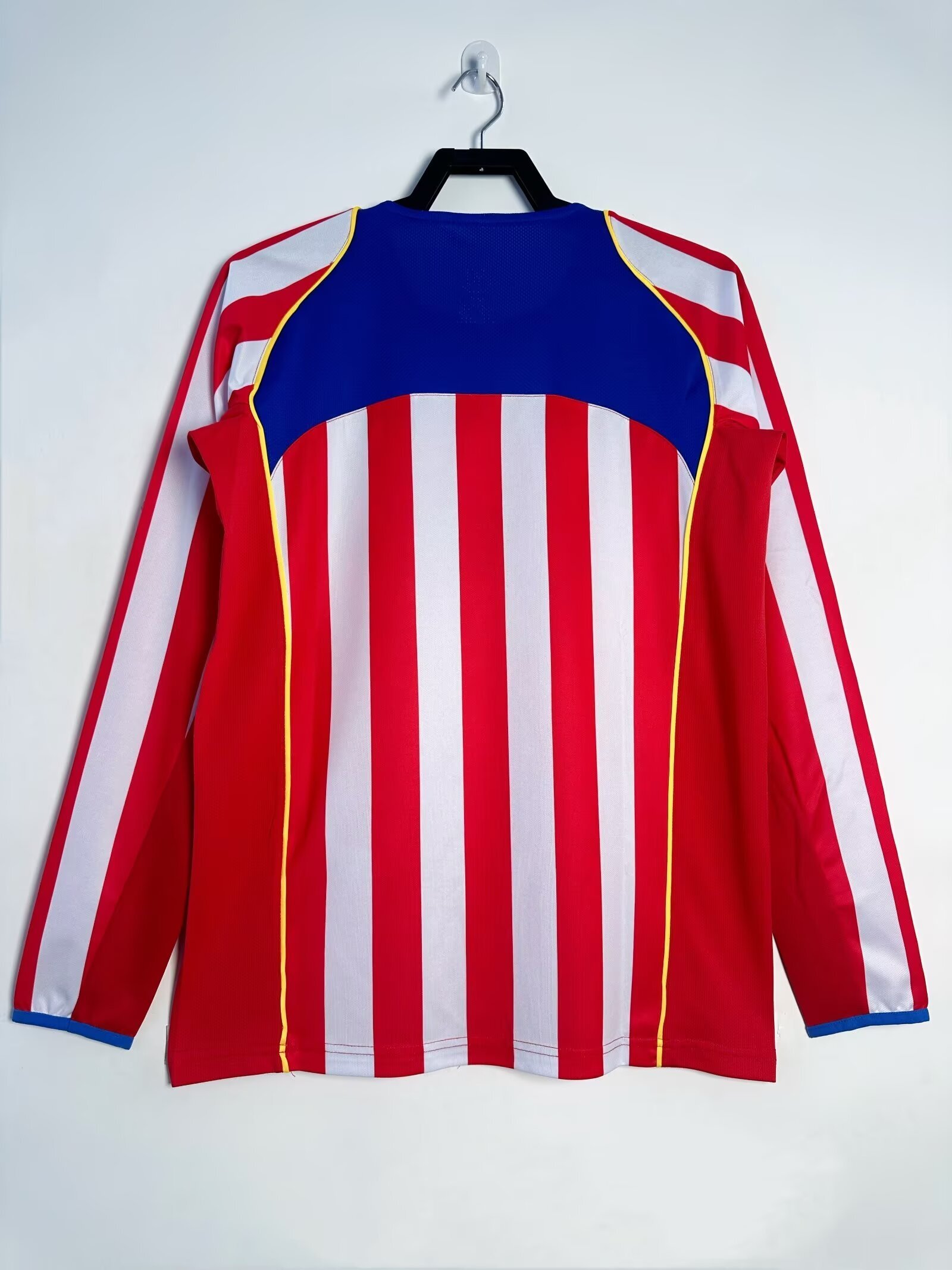 Retro 04/05 Atletico de Madrid home long sleeve Jersey  S-XXL