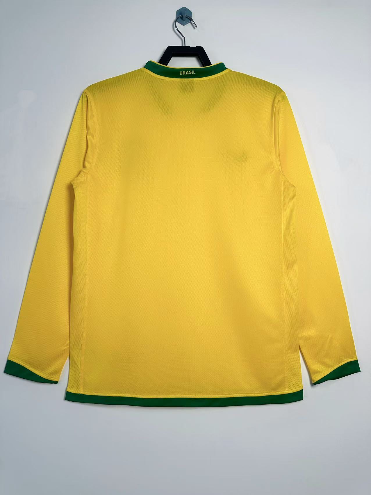 Retro 2006 Brazil home long sleeve S-XXL