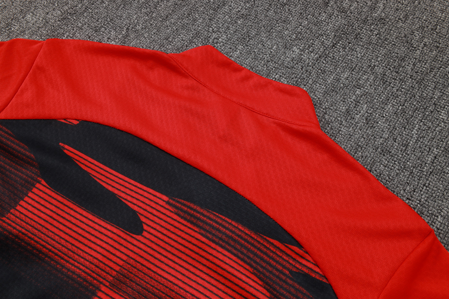 24/25 AC Mlian red Half-Zip Jacket Suit