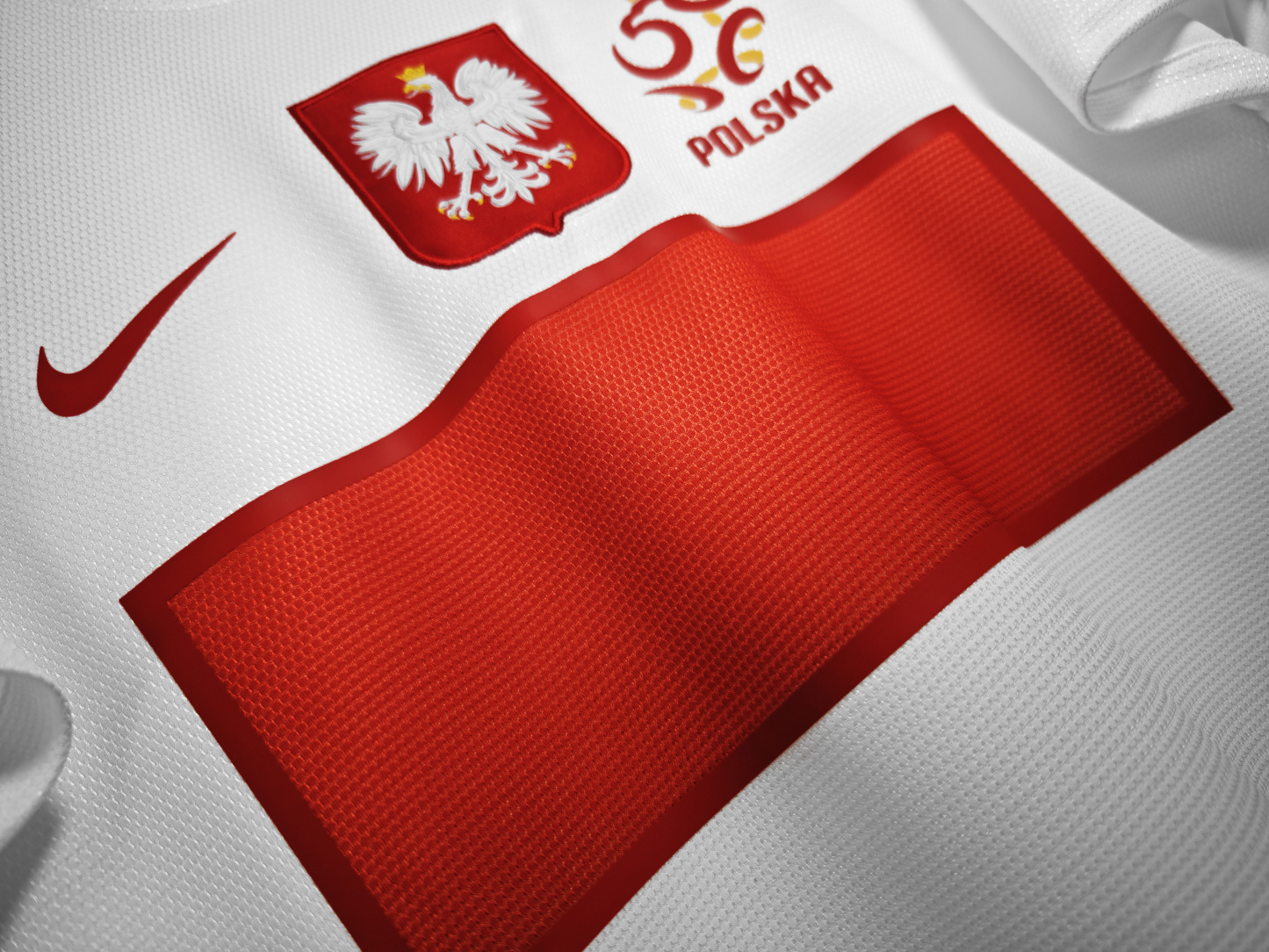2012 Poland home fan version size S-2XL