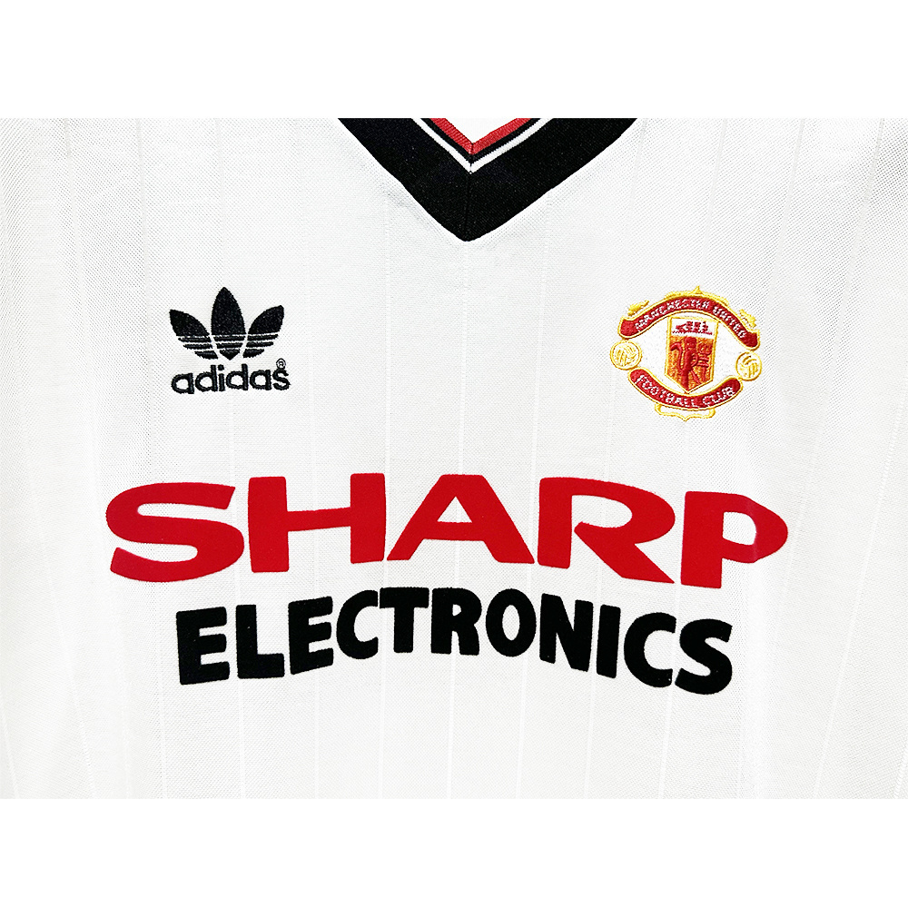 82/83 Manchester United away long sleeve retro version S-2XL