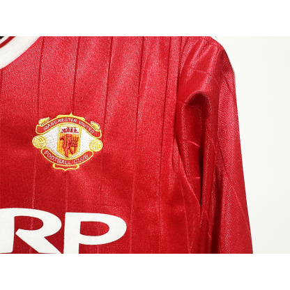 82/83 Manchester United home long sleeve retro version S-2XL