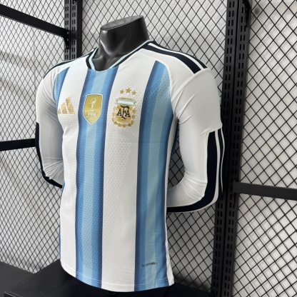2026 Argentina home long sleeve player version size S-3XL