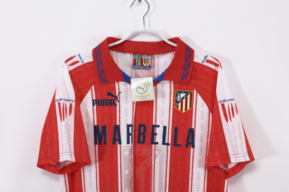 Retro 95/96 Atletico de Madrid home Jersey  S-XXL