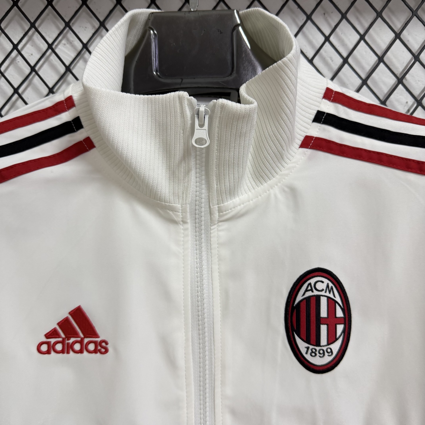 25/26 Windbreaker AC milan training white Waterproof thickened retro version S-XXL