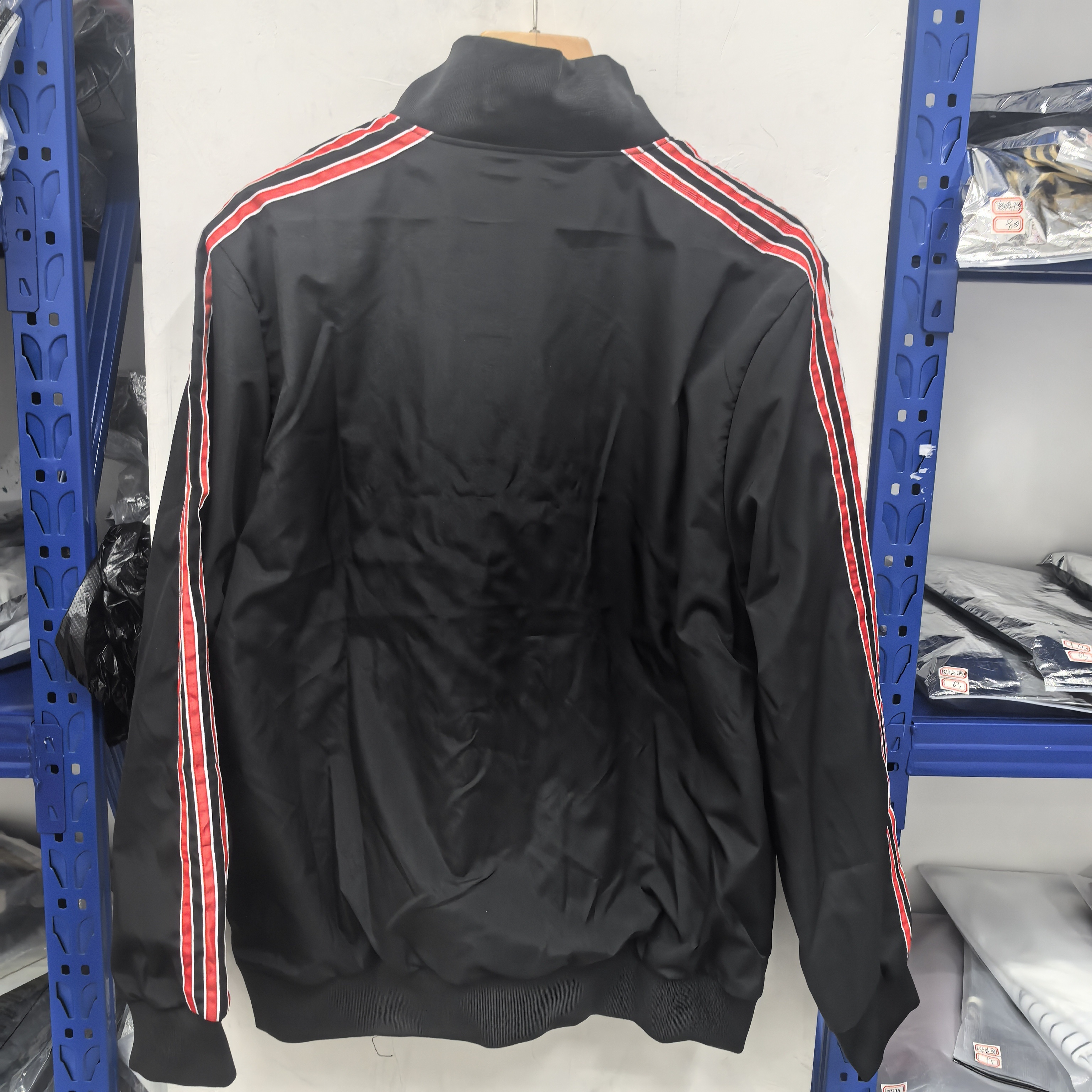 retro Manchester United M-U black waterproof thickened windbreak S-XXL