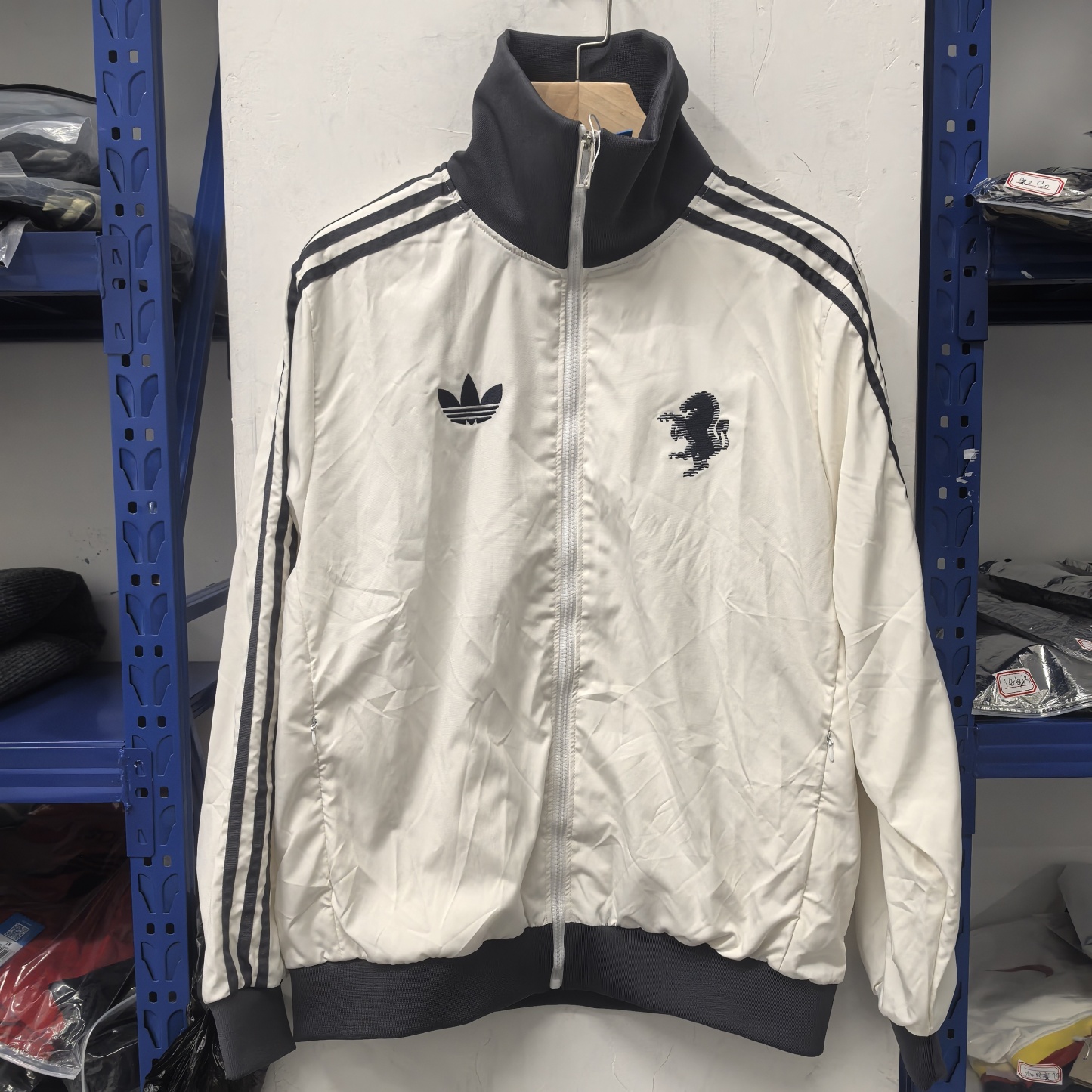 retro Windbreaker Juventus training white Waterproof thickened version S-XXL