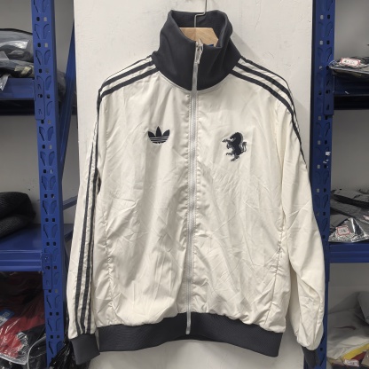 retro Windbreaker Juventus training white Waterproof thickened version S-XXL