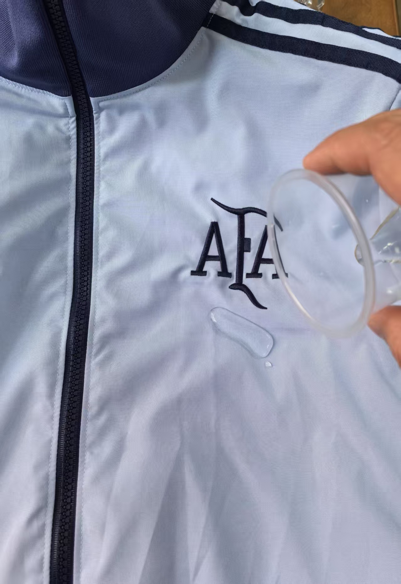 retro Windbreaker Argentina training blue Waterproof thickened version S-XXL