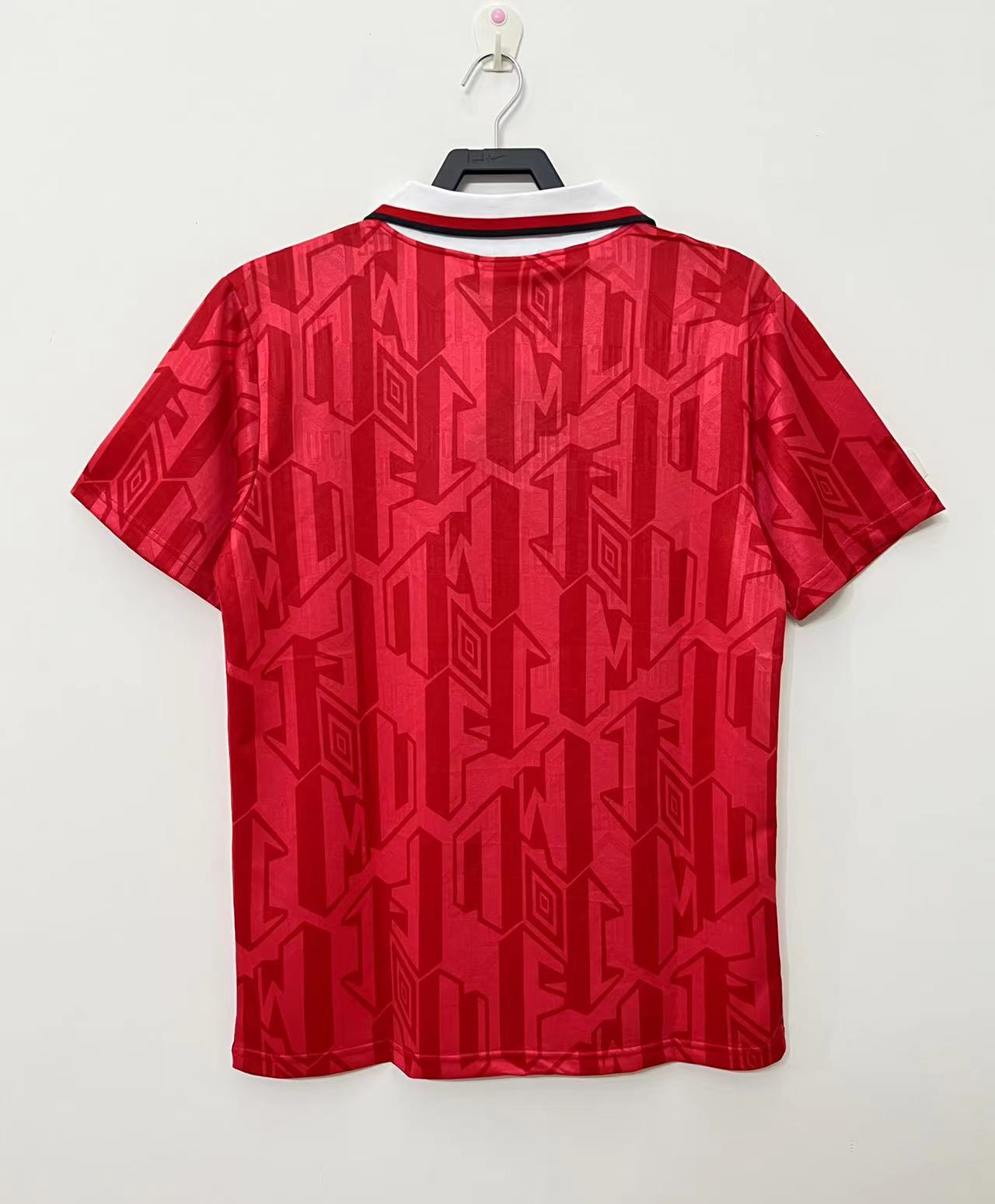 Retro 92/94 Manchester home United  S-2XL