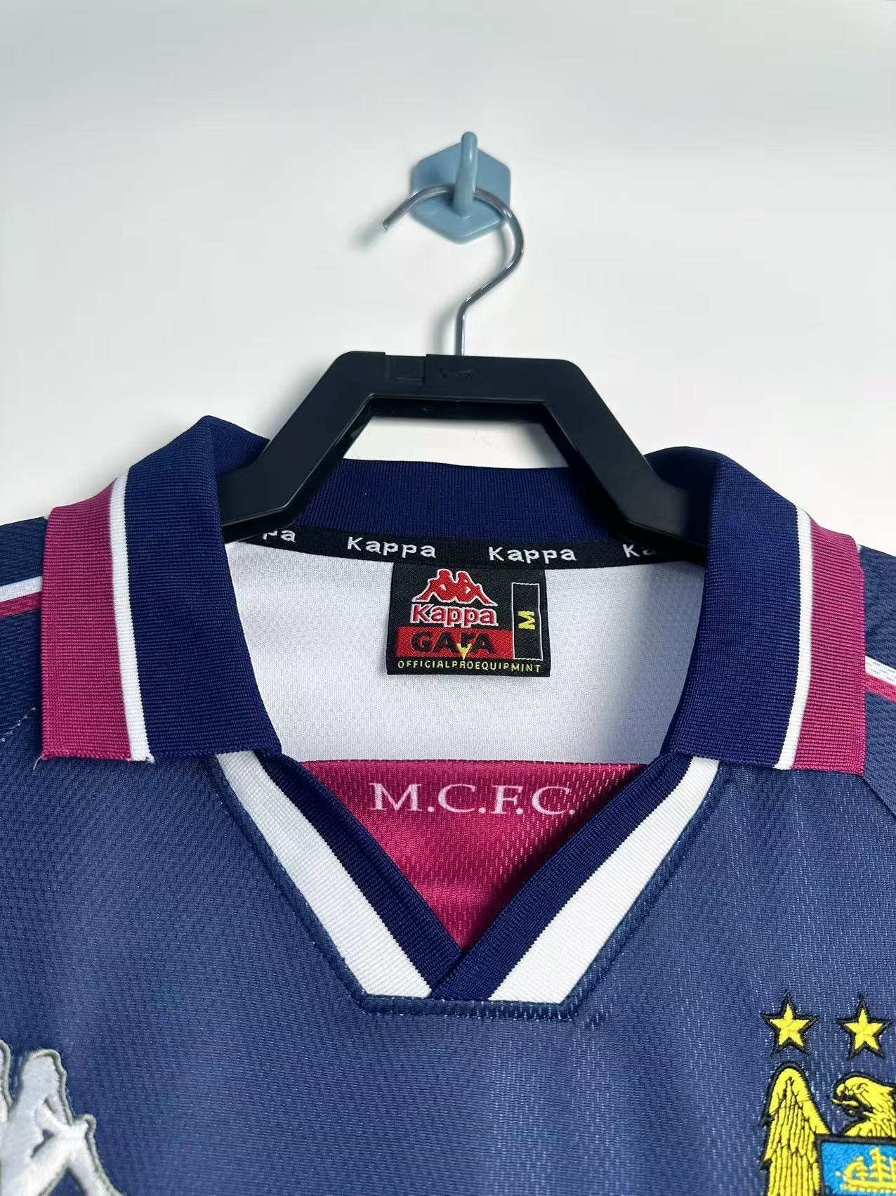 Retro 1997-98 Manchester City Away long sleeve Jersey