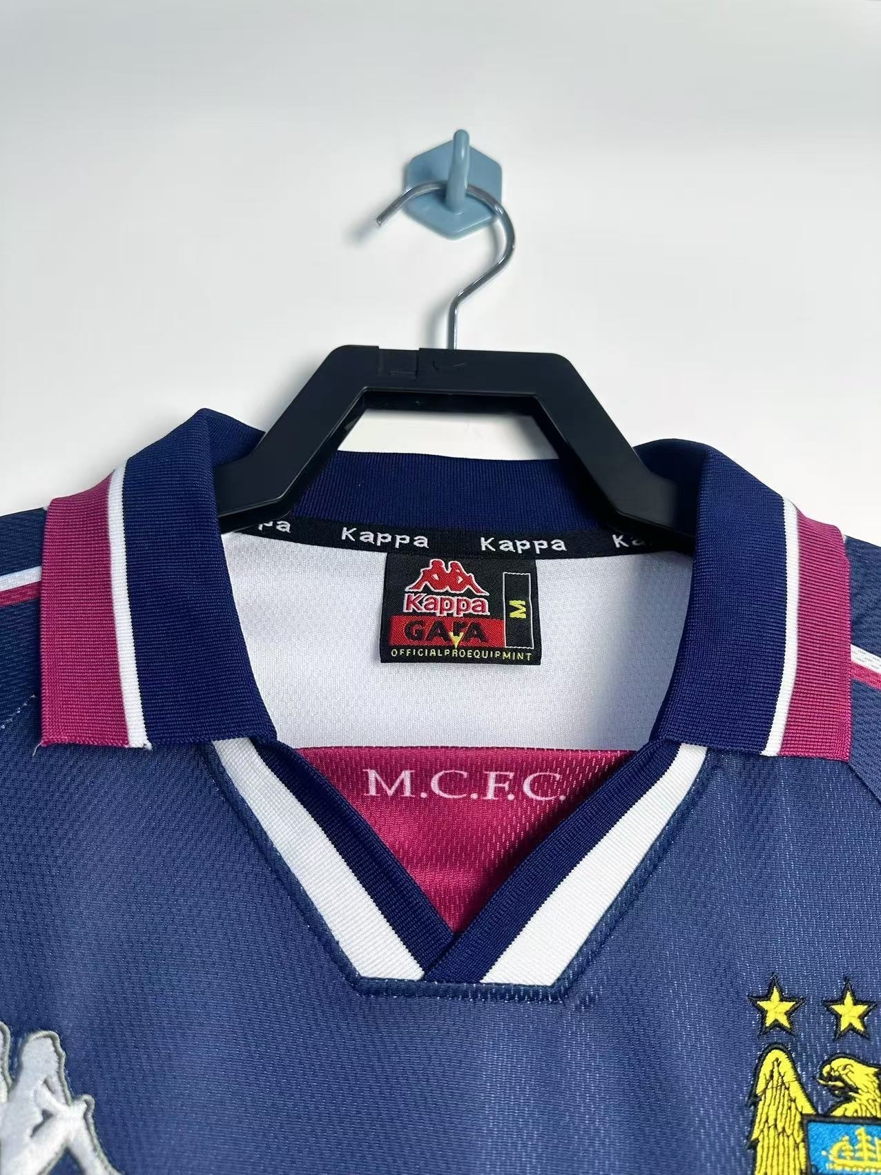 Retro 1997-98 Manchester City Away long sleeve Jersey