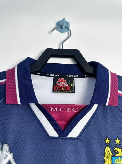 Retro 1997-98 Manchester City Away long sleeve Jersey