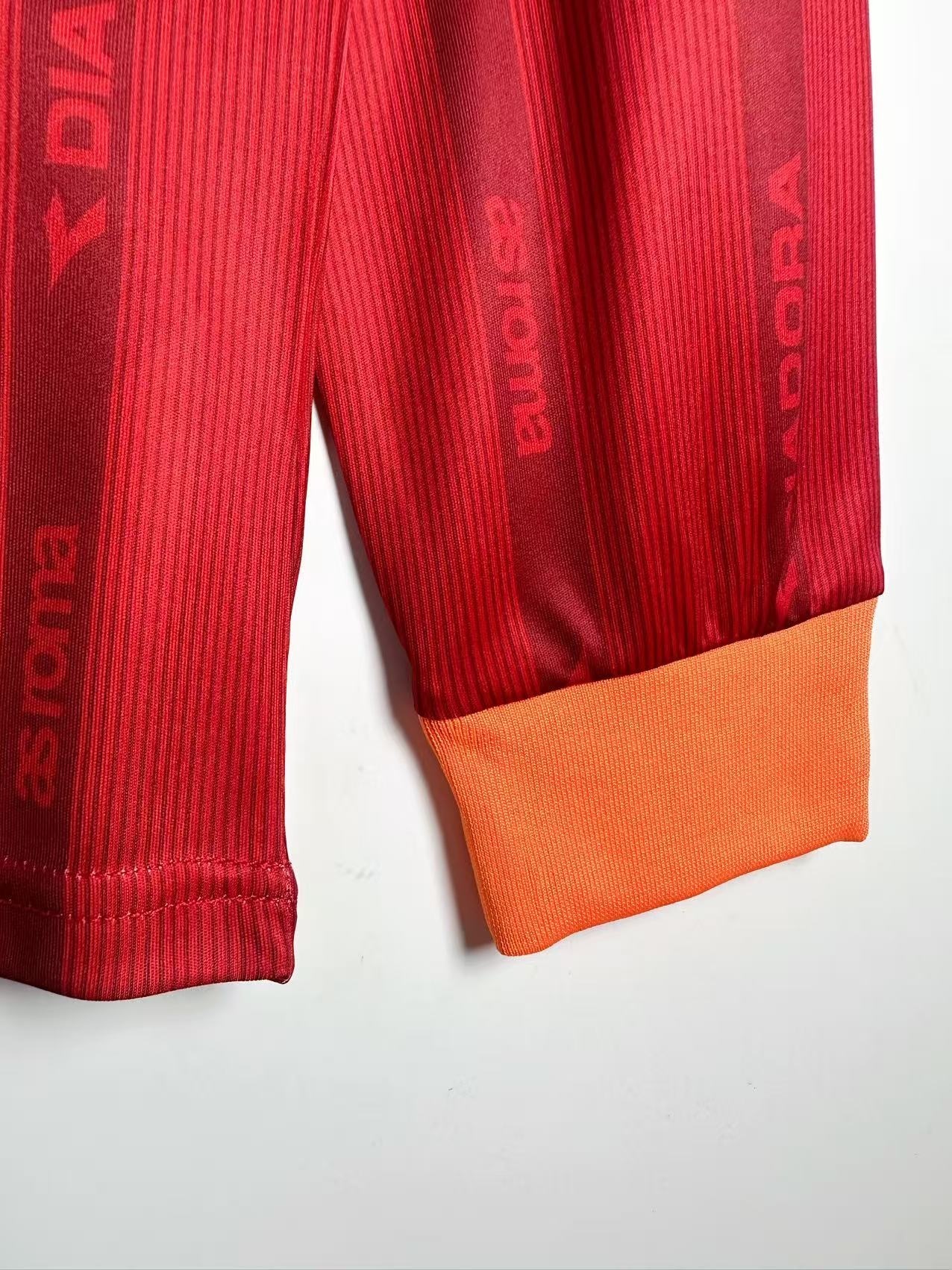 99/00 Roma home long sleeve retro version S-XXL