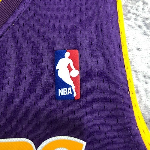 99/00 NBA Los Angeles Lakers O´neal purple Heat pressed retro version jersey S-XXL
