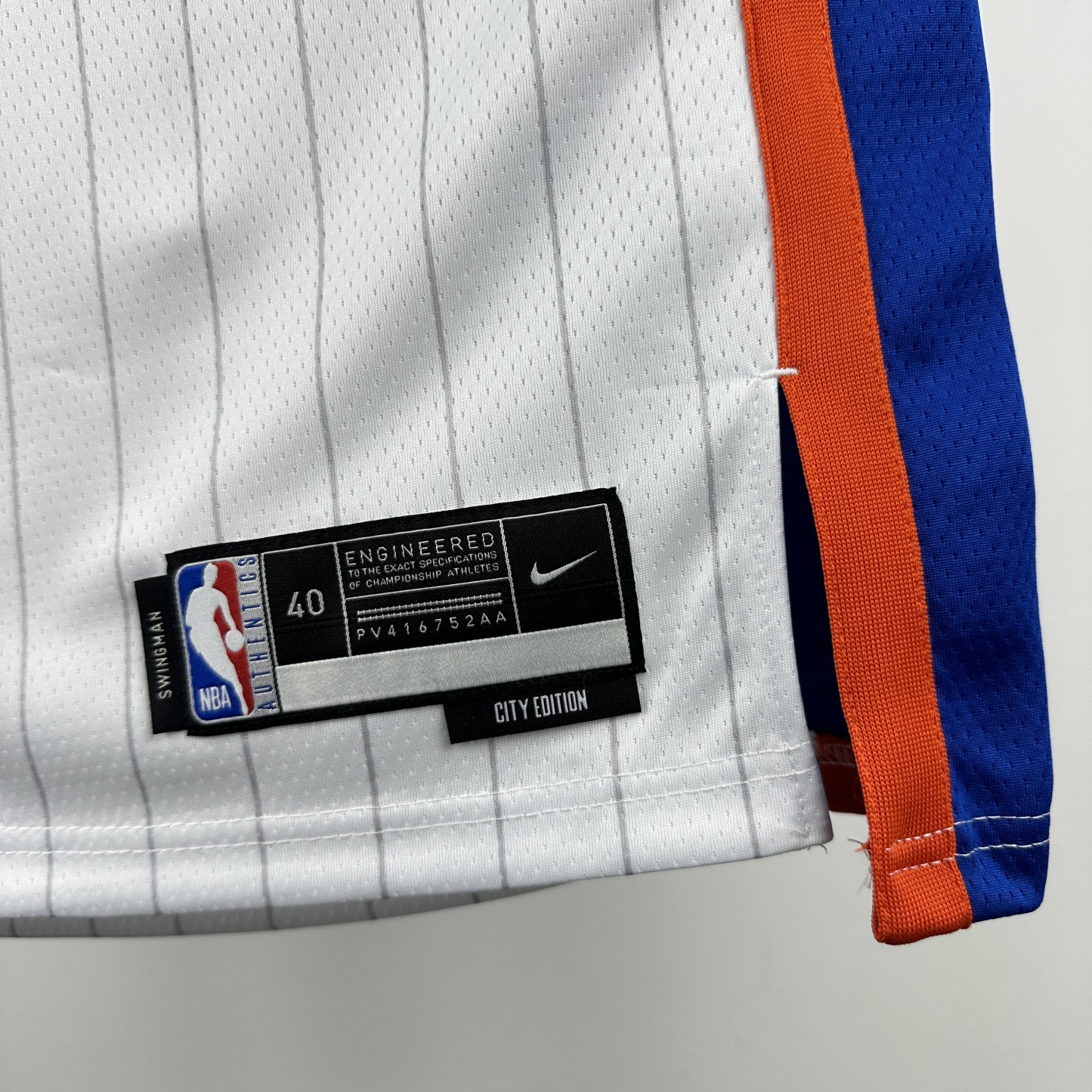 2025 NBA New York Knicks white Heat pressed city version NO.11 jersey S-XXL