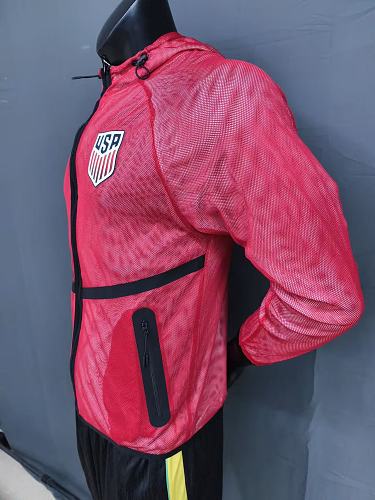 2026 USA red Anthem player version Jacket S-3XL