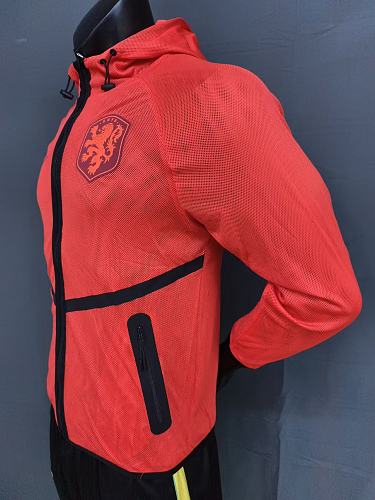 2026 Netherlands orange Anthem player version Jacket S-3XL
