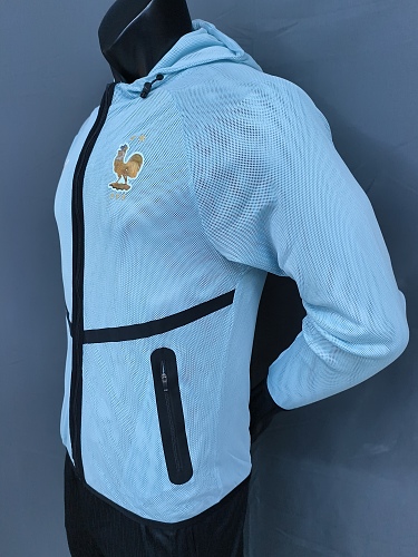 2026 France light blue Anthem player version Jacket S-3XL