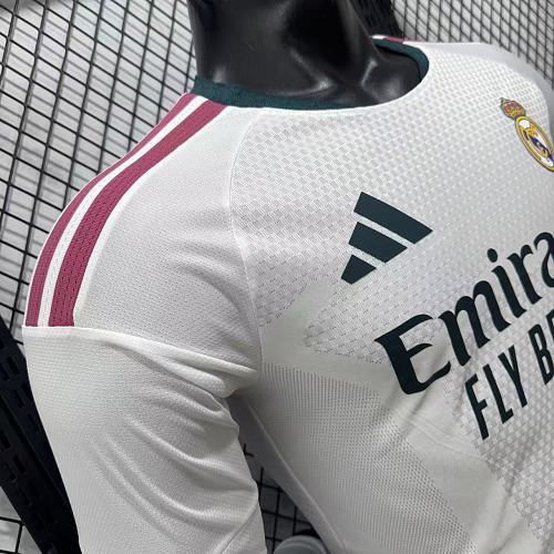 26/27 re@l Medrid home long sleeve player version S-4XL