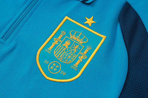 2026 Spain blue Polo training suit S-XXL