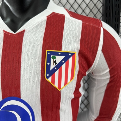 25/26 Atletico Madrid Home long sleeve player version S-XXL