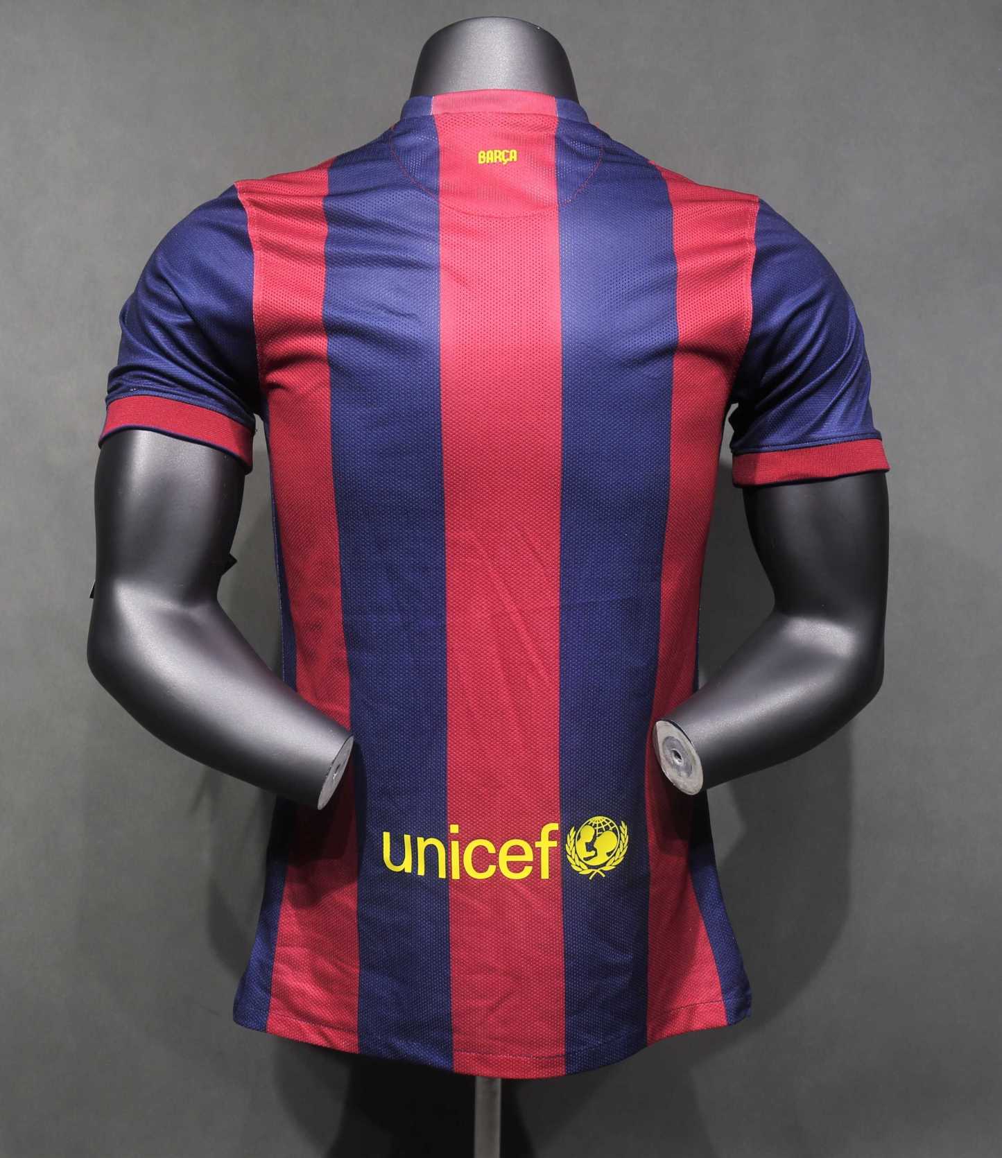 Retro 2014/15 Barcelona Home player version Size S-3XL