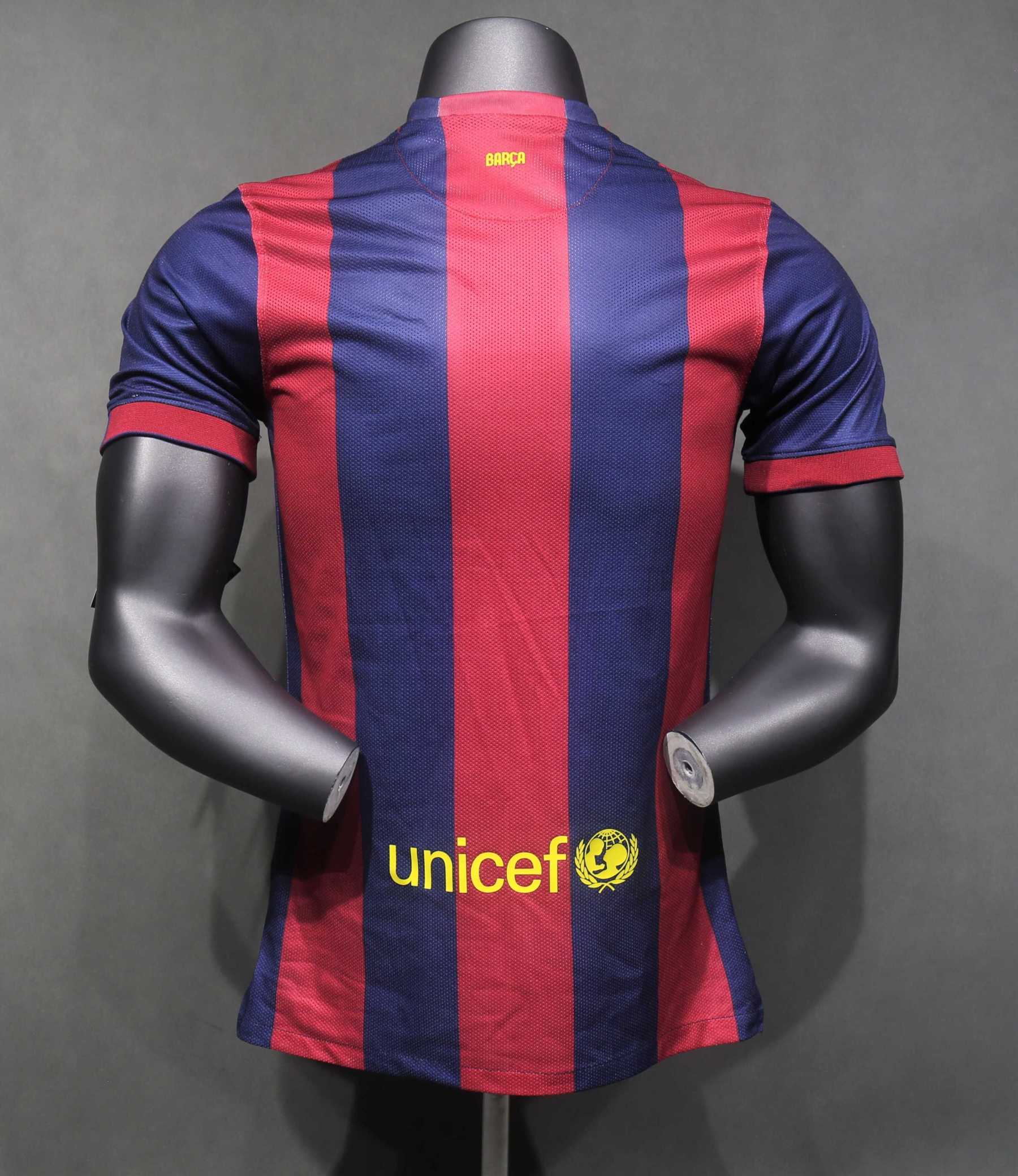 Retro 2014/15 Barcelona Home player version Size S-3XL