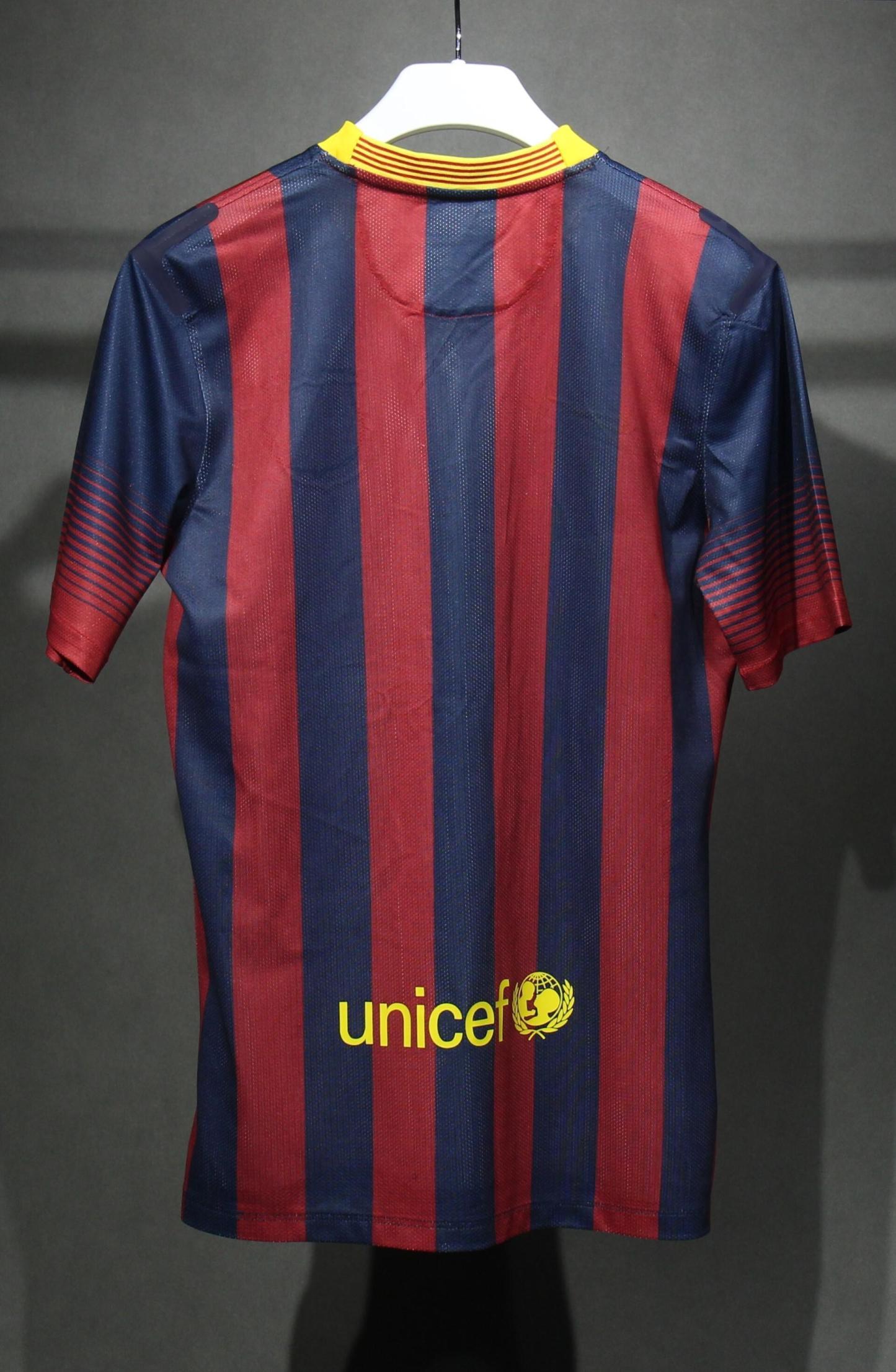 Retro 13/14 Barcelona Home player version Size S-3XL