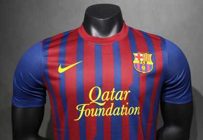 Retro 11/12 Barcelona Home player version Size S-3XL